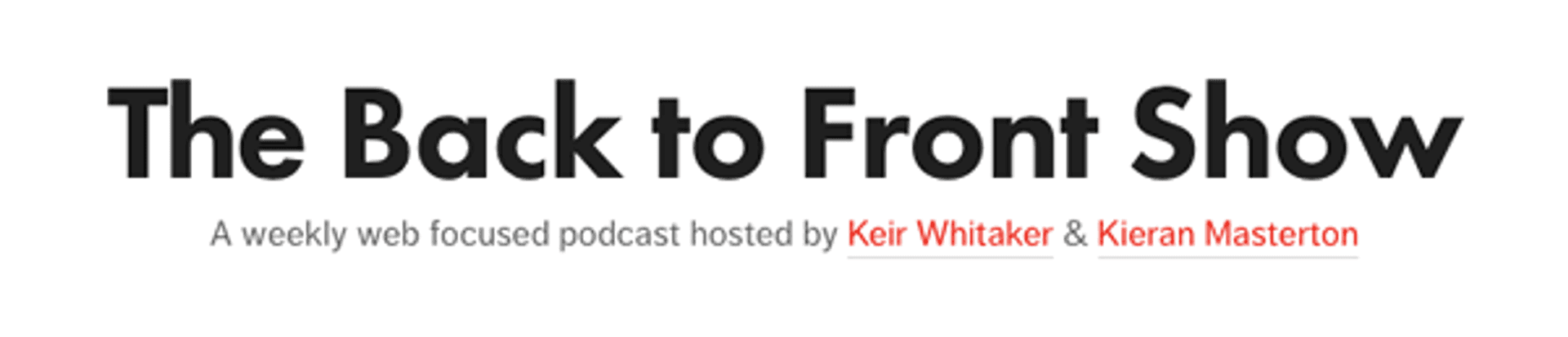 The Back to Front Show